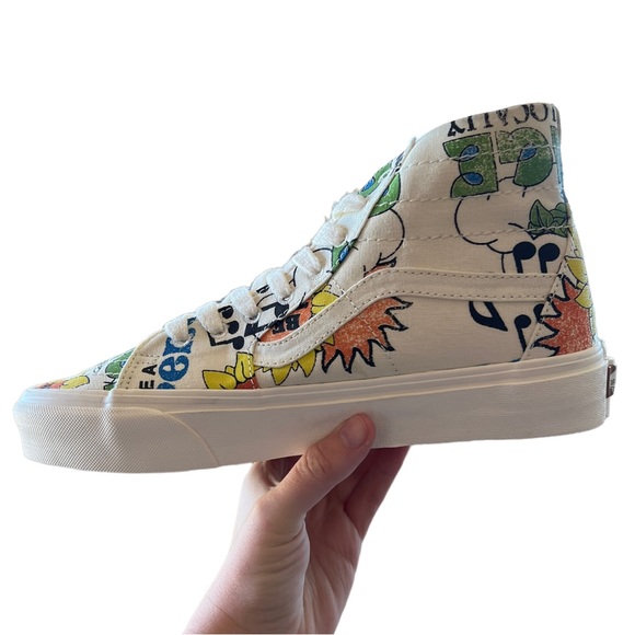 VANS Sk8-Hi Eco Positivity Shoes NWT sz 10.5 woman’s mens sz 9 - Picture 6 of 7